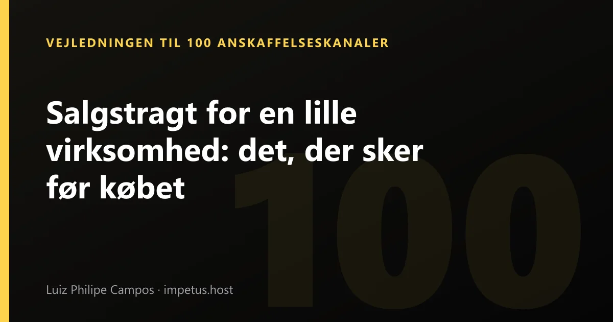 Salgstragt for en lille virksomhed: det, der sker før købet